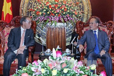 Ketua Majelis Nasional Vietnam, Nguyen Sinh Hung menerima Duta Besar Jepang, Tanizaki Yasuaki - ảnh 1