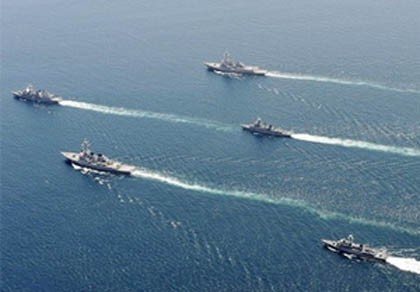 Angkatan Laut Amerika Serikat dan Republik Korea melakukan latihan perang bersama - ảnh 1