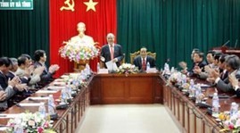 Ketua Majelis Nasional Vietnam Nguyen Sinh Hung mengunjungi provinsi Ha Tinh - ảnh 1