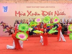 Daerah-daerah di Vietnam dengan bergelora mengadakan Hari Sajak Vietnam - ảnh 1