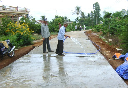 Pembangunan pedesaan baru di kecamatan Dong Tam, kabupaten Yen The, provinsi Bac Giang - ảnh 1