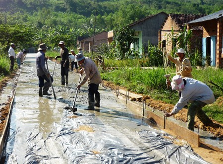 Menciptakan kebulatan pendapat dalam pembangunan pedesaan baru di provinsi Binh Dinh - ảnh 4