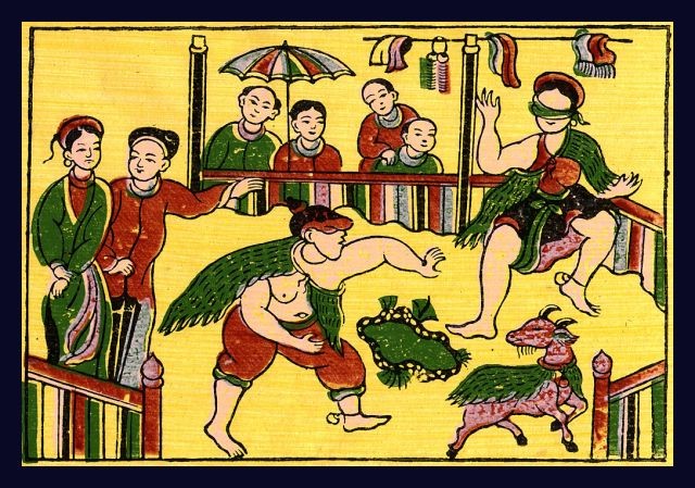 Membuat lukisan folklor Dong Ho, warisan budaya nonbendawi nasional - ảnh 1