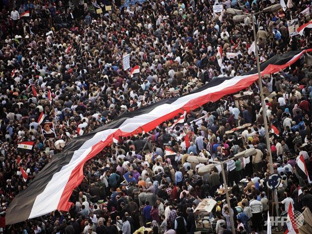 Demonstrasi dan pawai besar-besaran di seluruh Mesir - ảnh 1