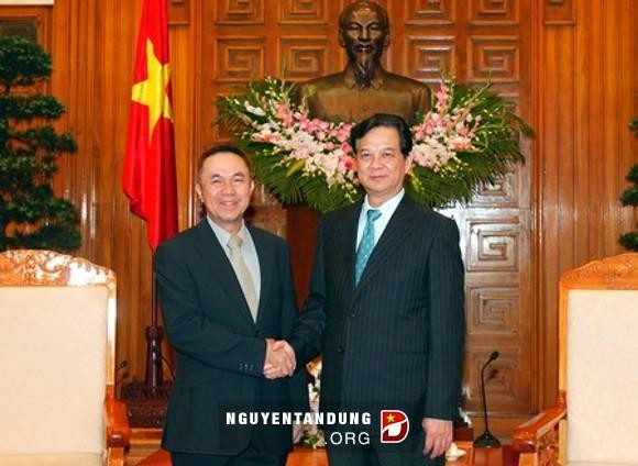 Perdana Menteri Nguyen Tan Dung menerima Duta Besar Brunei Darussalam - ảnh 1