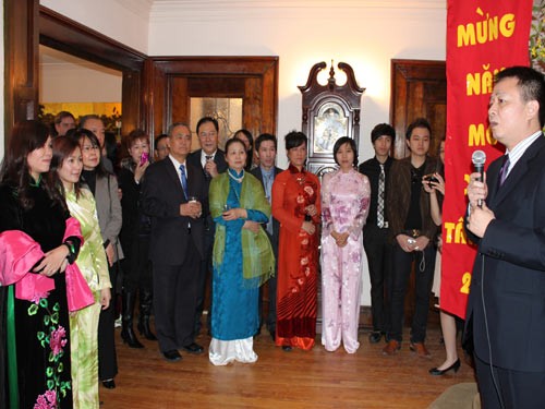 Kaum diaspora Vietnam di seluruh dunia merayakan Hari Raya Tet tradisional. - ảnh 1