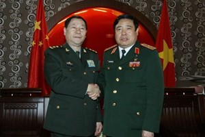 Vietnam dan Tiongkok terus memperkuat temu pertukaran tingkat tinggi antara tentara dua negara - ảnh 1