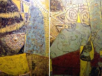 Nilai-nilai seni rupa Vietnam melalui lukisan lak dan lukisan di atas kertas Do ciptaan pelukis Mai Dac Linh - ảnh 2