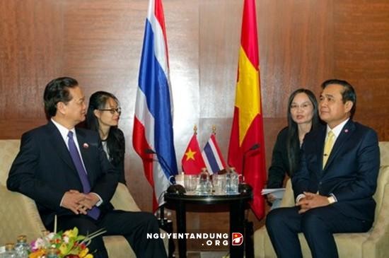 PM Nguyen Tan Dung menghadiri KTT GMS-5 di Thailand - ảnh 1