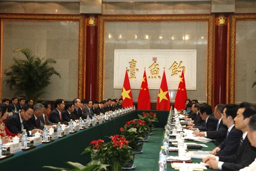 Vietnam-Tiongkok mengakhiri puataran perundingan ke-4 tentang Perjanjian mobilitas kapal di muara sungai Pei Luan - ảnh 1