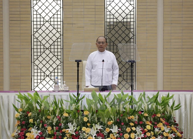 Presiden Myanmar U Thein Sein berkomitmen menghormati hasil pemilihan umum pada 8 November - ảnh 1
