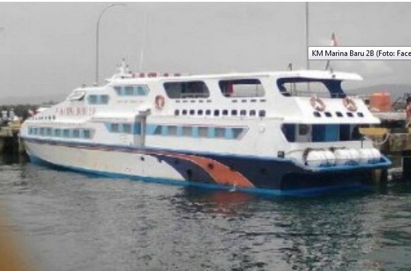 Kapal pesiar Indonesia yang mengangkut kira-kira 100 orang menderika kecelakaan - ảnh 1