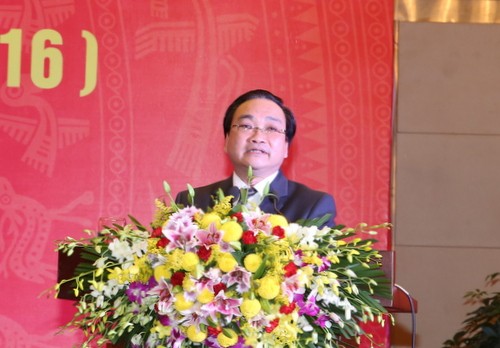 Deputi PM Hoang Trung Hai menghadiri upacara peringatan ulang tahun ke 55 Hari Jadinya Institut Perancangan Irigasi  - ảnh 1