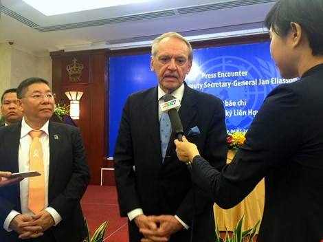 PBB berkomitmen membantu Vietnam menghadapi perubahan iklim - ảnh 1