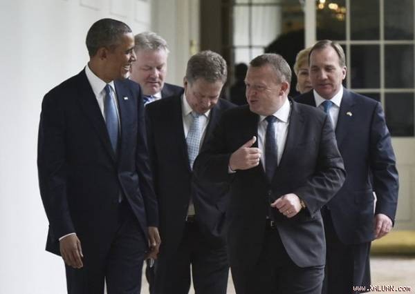 Para pemimpin AS dan Eropa Utara mengeluarkan pernyataan bersama yang menegaskan penguatan kerjasama di banyak segi - ảnh 1