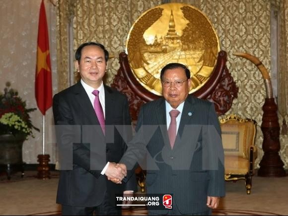Arti besar kunjungan ke Laos dan Kamboja yang dilakukan oleh Presiden Negara Vietnam - ảnh 1