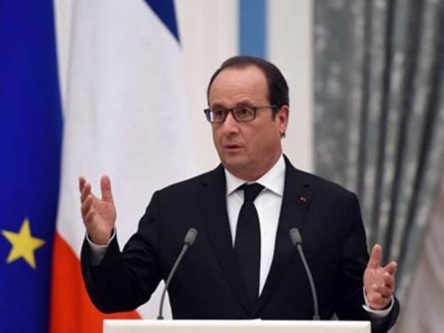 Presiden Perancis memperingatkan tentang eskalasi bentrokan di Ukraina Timur - ảnh 1
