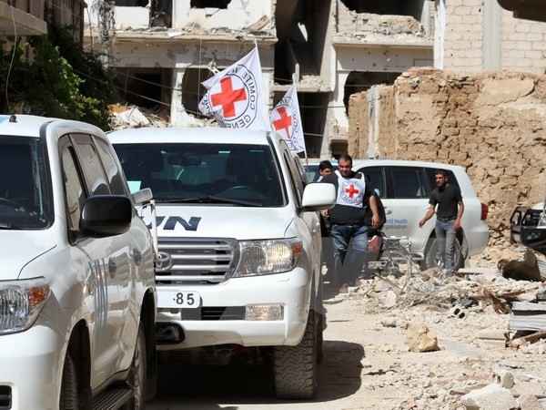 PBB mendesak Pemerintah Suriah supaya menjamin aktivitas bantuan kemanusiaan kepada penduduk sipil - ảnh 1