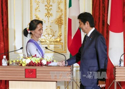 Jepang berkomitmen memberikan bantuan sebesar 7,7 miliar dolar AS untuk kepada  Myanmar - ảnh 1