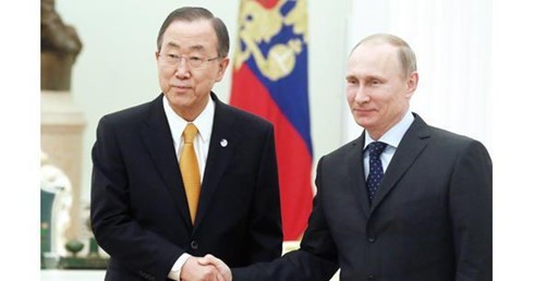 Sekjen PBB menilai tinggi peranan Rusia dalam menjamin perdamaian dan keamanan internasional - ảnh 1