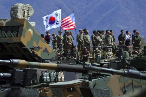 Menghentikan latihan perang AS-Republik Korea adalah prasyarat mengurangi ketegangan di semenanjung Korea - ảnh 1