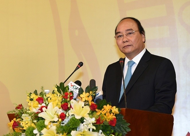 PM Nguyen Xuan Phuc melakukan temu kerja dengan Perusahaan Samsung Thai Nguyen - ảnh 1