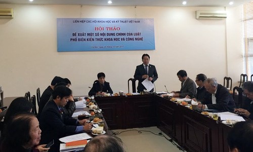Memasukkan Undang-Undang tentang Sosialisasi Ilmu Pengetahuan dan Teknologi ke dalam agenda MN Vietnam angkatan XIV - ảnh 1