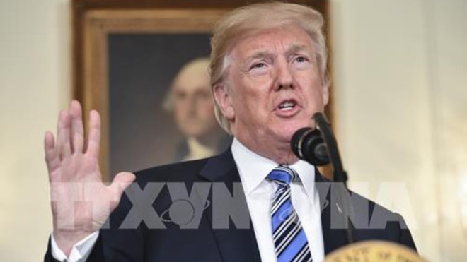Presiden Donald Trump merekomendasikan penyelenggaraan pertemuan puncak AS-RDRK di desa gencatan senjata Panmunjom - ảnh 1