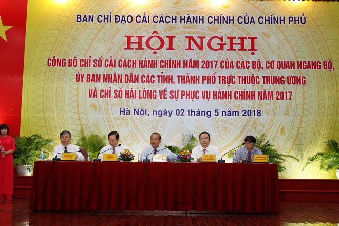 Provinsi Quang Ninh memelopori pemeringkatan Indeks Reformasi Asministrasi 2017 - ảnh 1