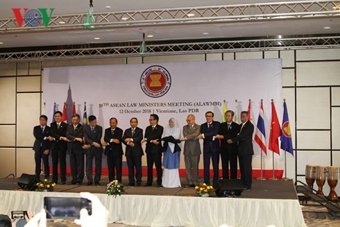 Pembukaan Konferensi ke-10  Menteri Hukum ASEAN - ảnh 1