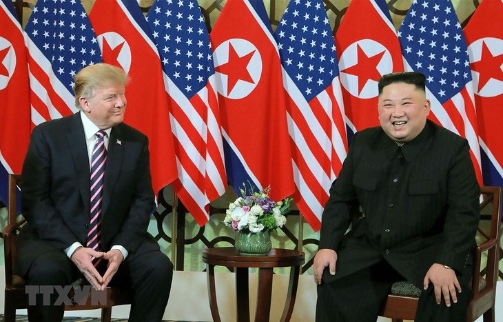 Pertemuan Puncak ke-2 AS-RDRK: Menlu AS memberitahukan bahwa Washington “menanti-nantikan” kembali ke perundingan dengan Pyong Yang - ảnh 1