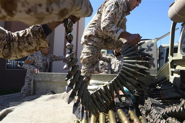 Sekjen PBB mendesak semua pihak di Libia melakukan gencatan senjata - ảnh 1