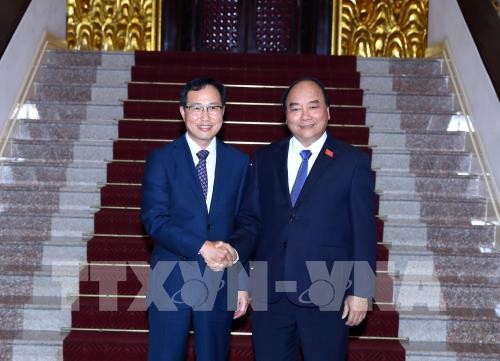 PM Nguyen Xuan Phuc menerima Presiden Direktur Samsung Viet Nam - ảnh 1