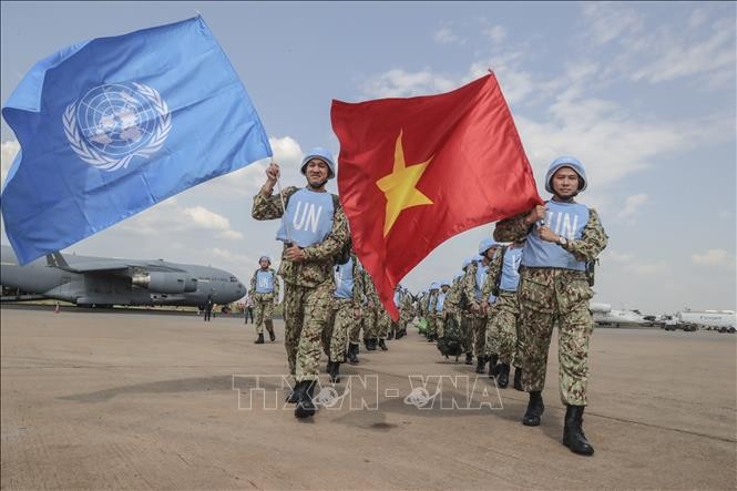 Viet Nam aktif membuat persiapan ikut serta dalam pasukan penjaga perdamaian PBB - ảnh 1