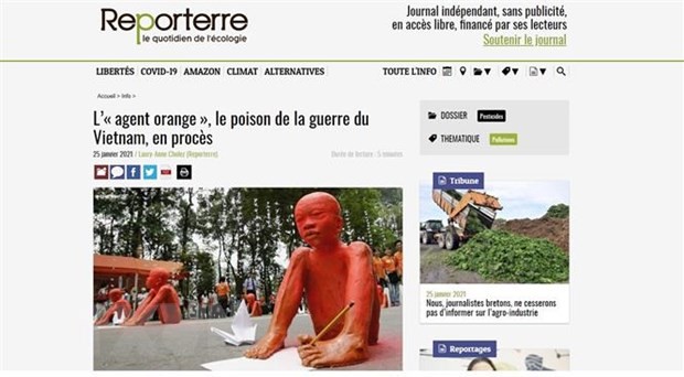 Media Eropa Menilai “Kasus Gugatan Bersejarah” demi Korban Agen Oranye/Dioxin Viet Nam - ảnh 1