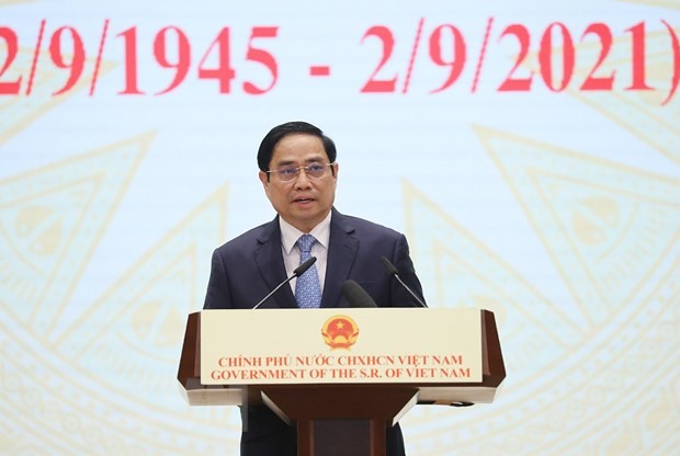 PM Pham Minh Chinh Hadiri Konferensi Puncak Perdagangan dan Jasa Global - ảnh 1