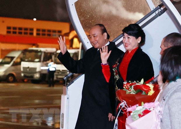 Presiden Nguyen Xuan Phuc Memulai Program Kunjungan di Swiss - ảnh 1