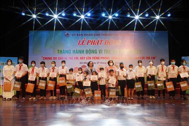 Kota Da Nang Lancarkan Bulan Aksi Demi Anak-Anak 2022 - ảnh 1