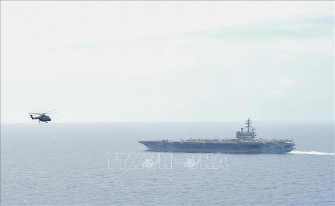 AS – Jepang – Republik Korea Lakukan Latihan Gabungan Anti Kapal Selam - ảnh 1