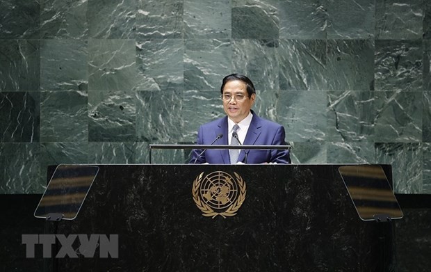 PM Pham Minh Chinh: Mempromosikan Kerja Sama Bilateral dan Multilateral, Merespon Tantangan Global secara Efektif - ảnh 1