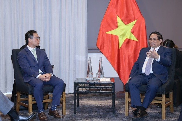 PM Vietnam, Pham Minh Chinh Terima Pemimpin Grup-Grup Ekonomi Australia - ảnh 1