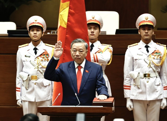Surat dan Telegram Ucapan Selamat kepada Presiden Vietnam, To Lam - ảnh 1