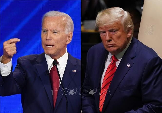 ການ​ເລືອກ​ຕັ້ງຢູ່ ອາ​ເມ​ລິ​ກາ 2020: ຜູ້​ສະ​ໝັກ​ເລືອກ​ຕັ້ງ Joe Biden ມີຄະ​ແນນ​ລືນ​ກາຍປະ​ທາ​ນາ​ທິ​ບໍ​ດີ ອາ​ເມ​ລິກ​າ Donald Trump 9 ຄະ​ແນນ - ảnh 1
