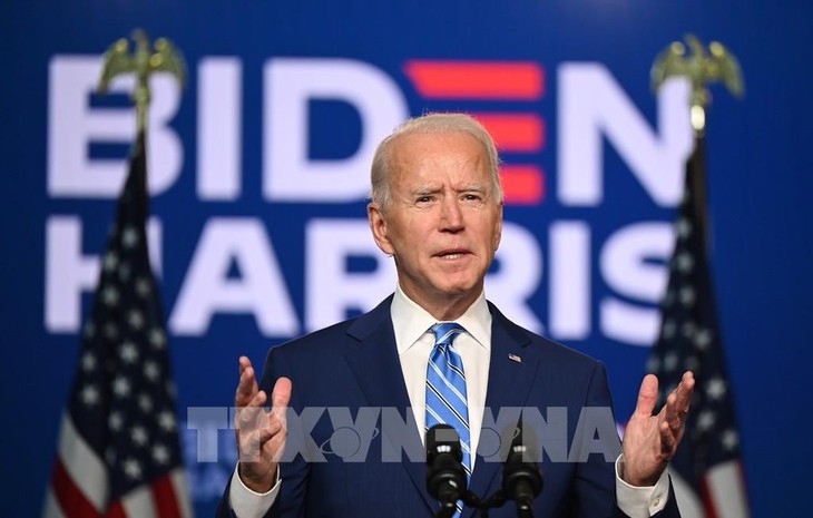 ການ​ເລື​ອ​ກ​ຕັ້ງປະ​ທາ​ນາ​ທິ​ບໍ​ດີ ອາ​ເມ​ລິ​ກາ ປີ 2020: ຜູ​້​ສະ​ໝັກ​ເລືອກ​ຕັ້ງ Joe Biden ມີ​ຄວາມ​ປະ​ເອີບ​ໃຈ ກ່ຽວ​ກັບ​ຜົນ​ການ​ເລືອກ​ຕັ້ງ      - ảnh 1