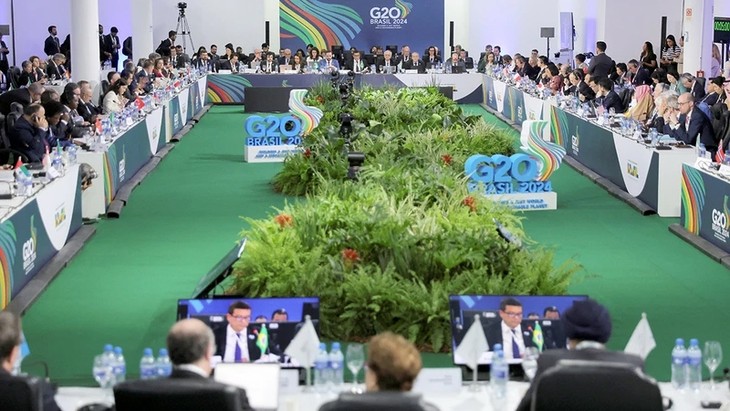 ກອງ​ປະ​ຊຸມ​ລັດ​ຖະ​ມົນ​ຕີ​ການ​ເງິນ G20 ຢູ່ ບ​ຣາ​ຊິນ ບໍ່​ມີ​ຖະ​ແຫຼງ​ການ​ຮ່ວມ - ảnh 1