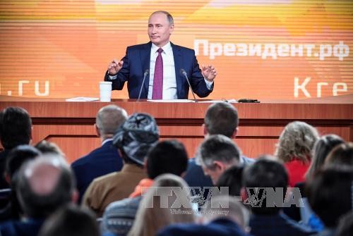 Mandatario ruso efectúa la conferencia de prensa anual - ảnh 1