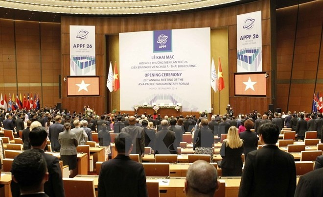 Líderes Parlamentarios Asia-Pacífico priorizan la paz, la creatividad y el avance sostenible - ảnh 1