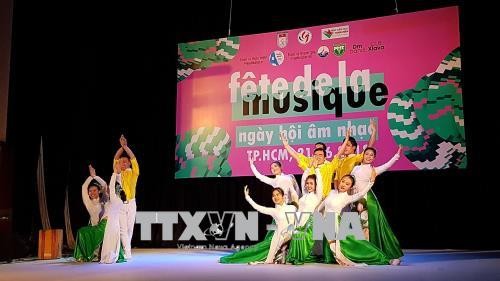 Ciudad Ho Chi Minh celebra la Fiesta de la Música de Francia  - ảnh 1