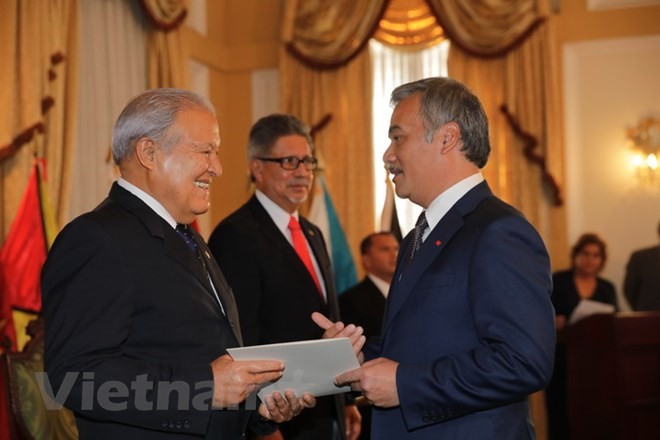 Presidente de El Salvador aprecia la cooperación multifacética entre su país y Vietnam - ảnh 1