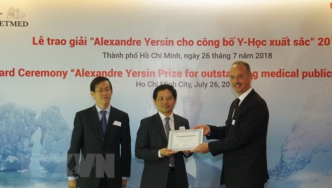 Reconocen investigaciones de medicina de Vietnam con premio Alexandre Yersin - ảnh 1